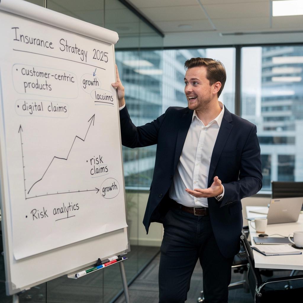 Kolorowy samochód zaparkowany na ulicy z oznaczeniem ubezpieczenia